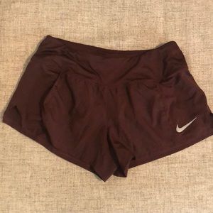 Maroon/ Wine Nike Running Shorts small